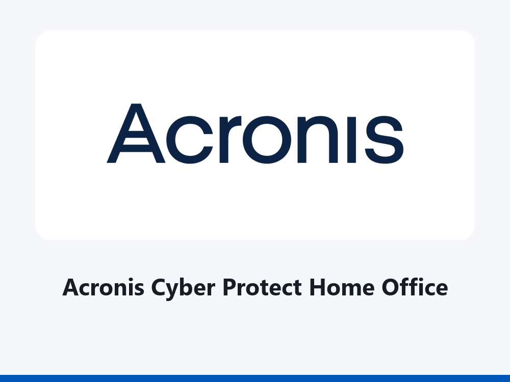 Acronis Cyber Protect Home Office